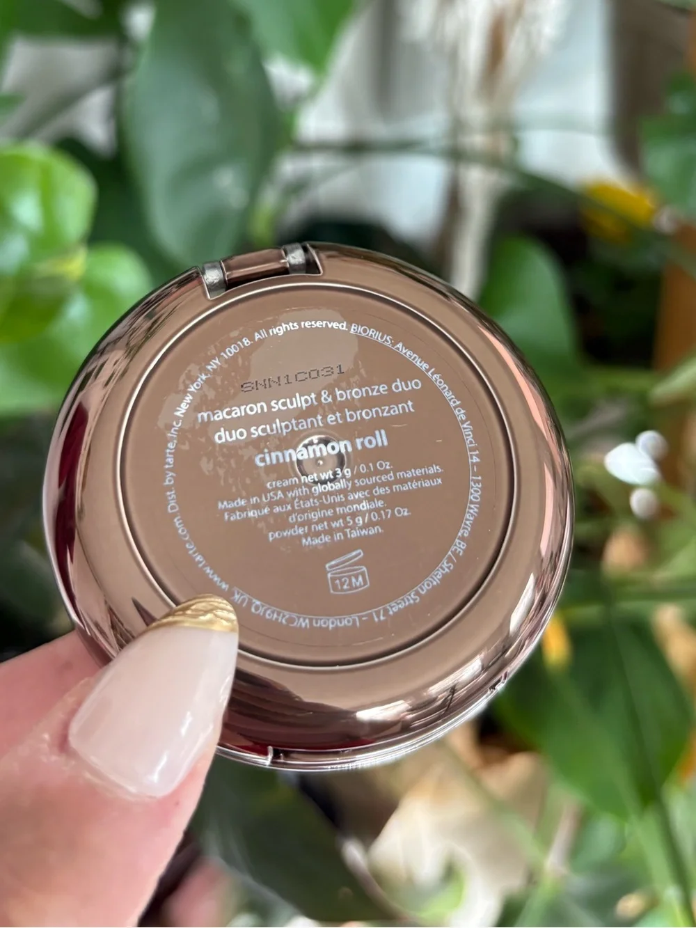 tarte macaron sculpt & bronze duo + brush - 2-in-1 cream + baked powder bronzer